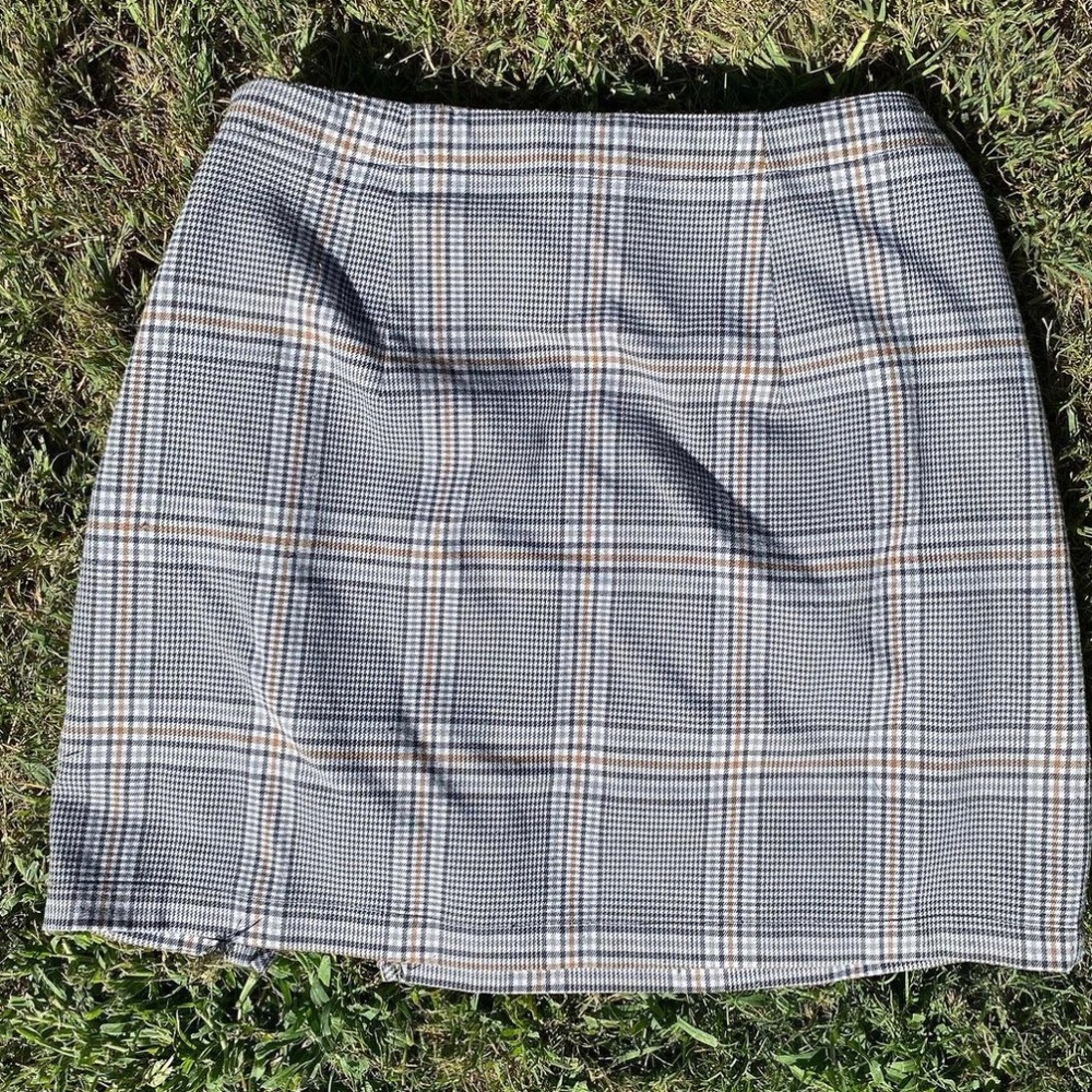 Checkered Mini Skirt